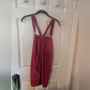 TopShop Hot Pink Overall Dress - Size US 6